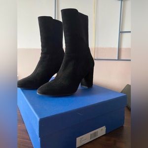 Stuart Weitzman Suede Ankle Booties Size 6 (Fifer 80)